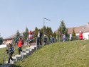 Příjemný sestup účastníků pochodu do restaurace Staré kino ve Stodůlkách 